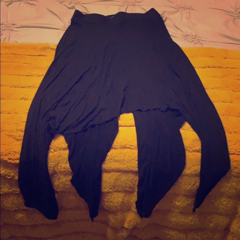 Black Asymmetrical Skirt